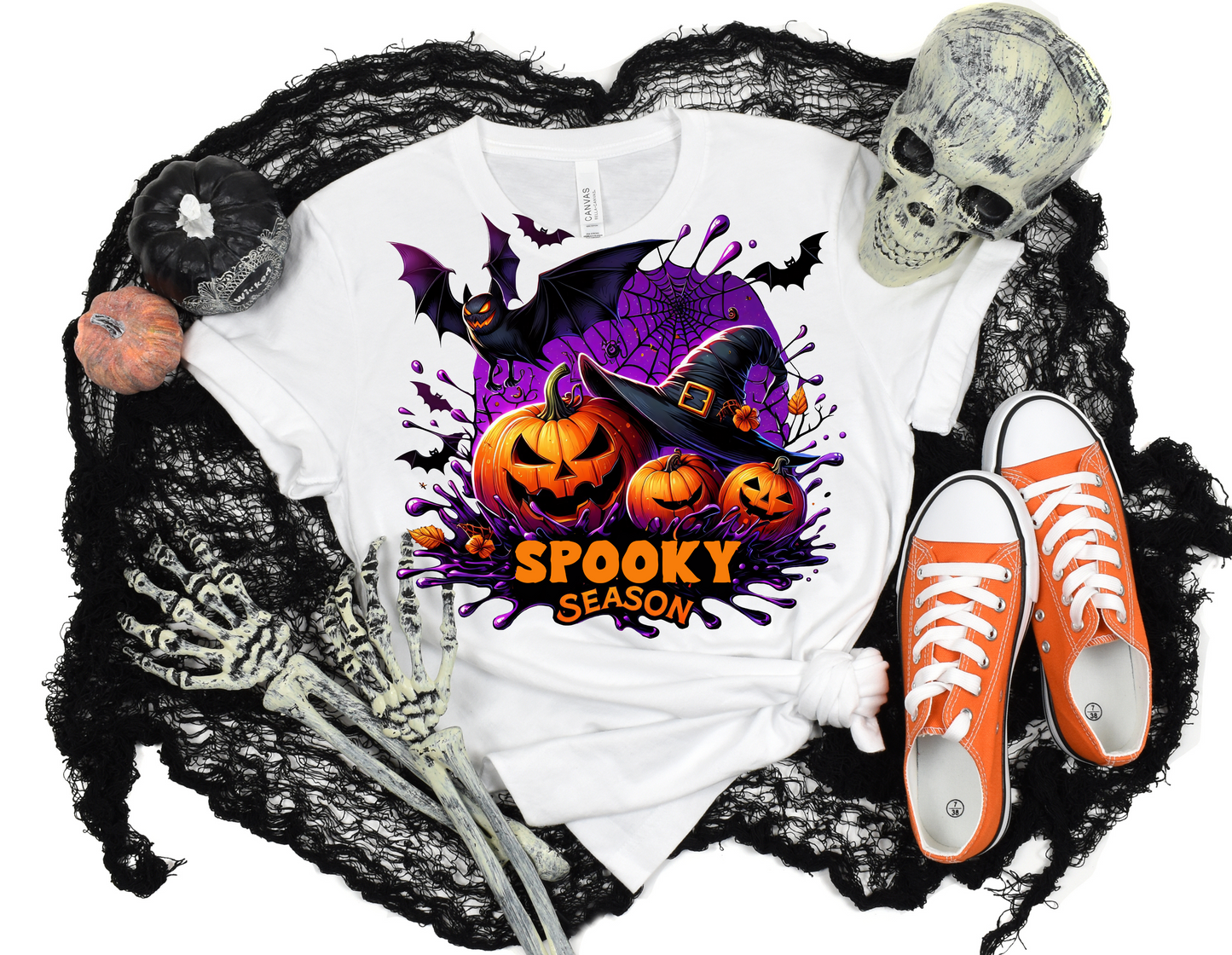 Spooky Season Shirt, Retro Halloween Shirt, Pumpkin Shirt, Spooky vibes