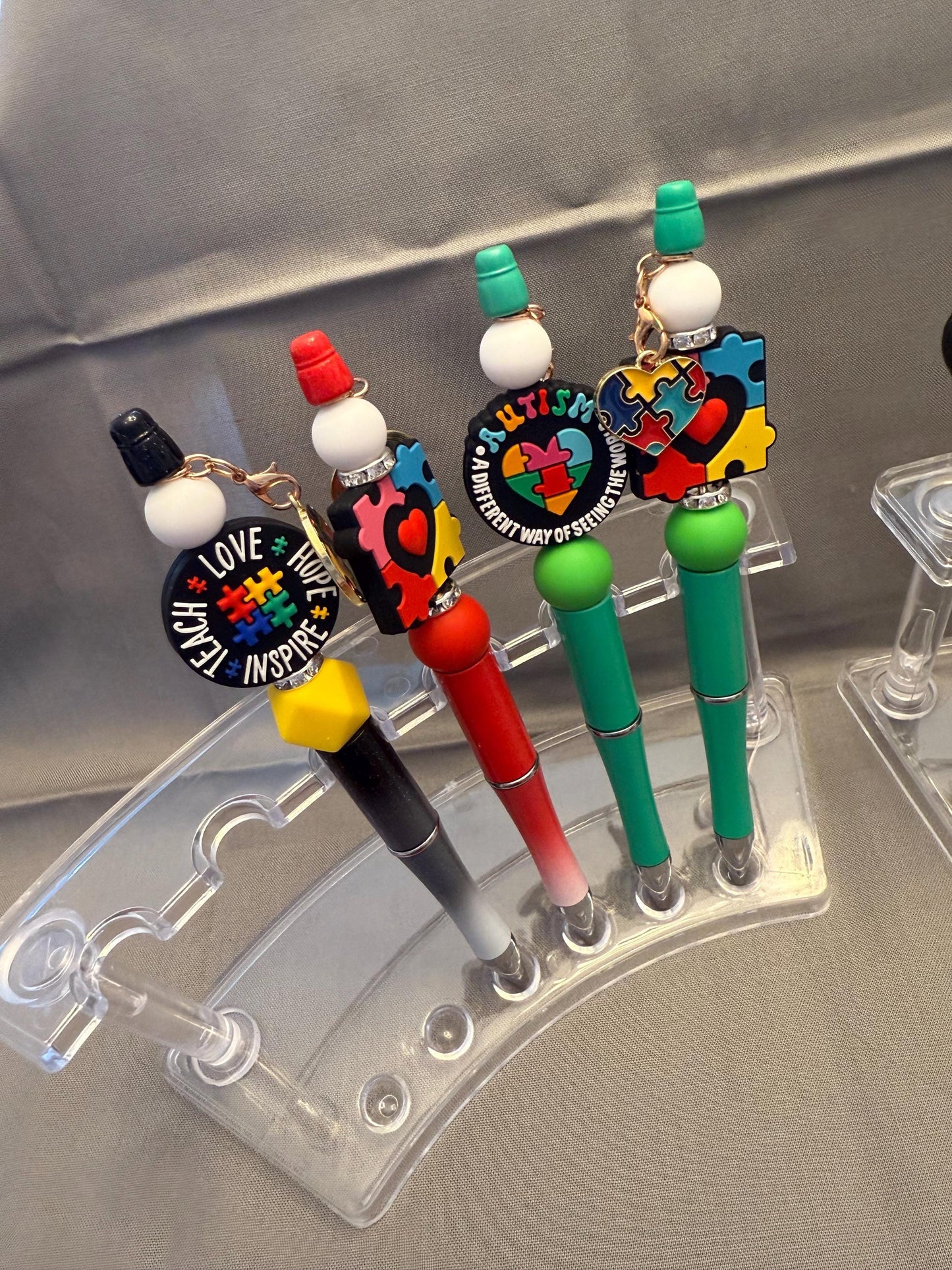 Unique Beaded Pen Supporting Autism Awareness