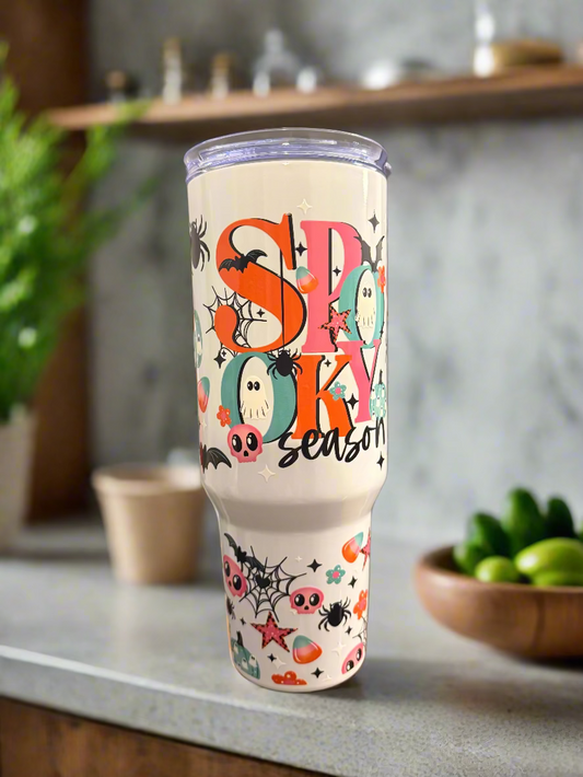 Cute and Spooky Halloween 40oz Tumbler