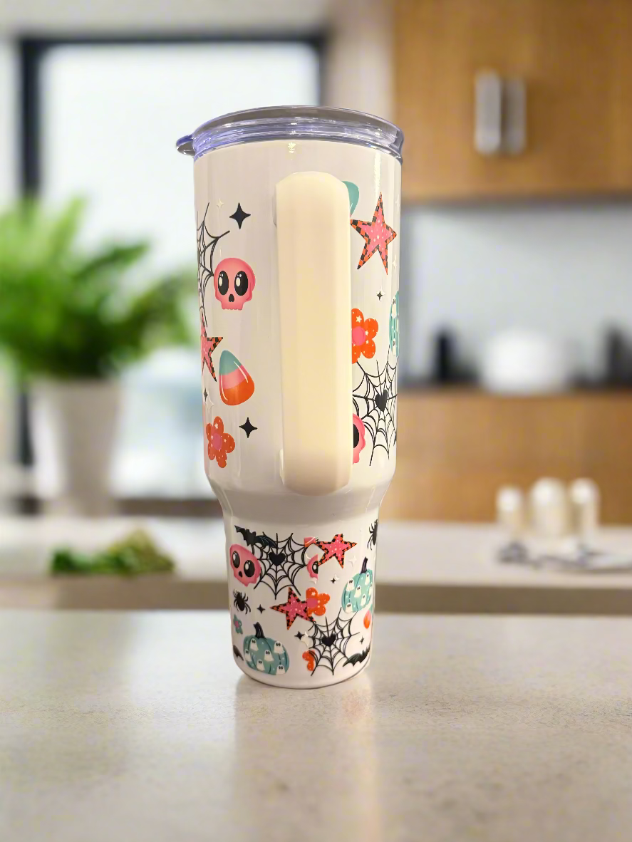 Cute and Spooky Halloween 40oz Tumbler