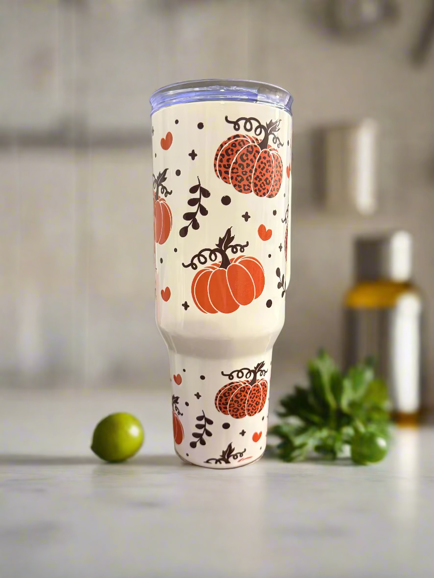 Fall Pumpkin 40oz tumbler