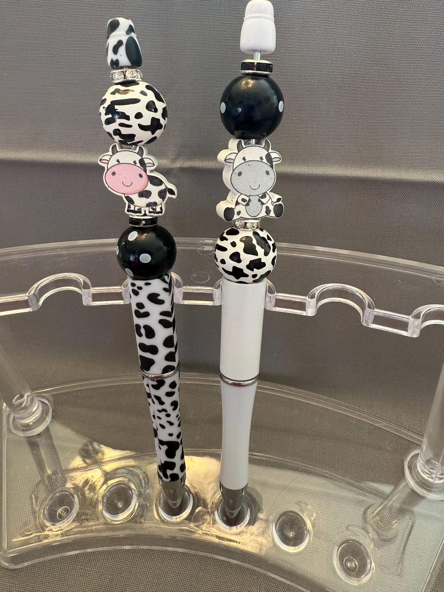 Handcrafted Beaded Cow Pens: Fun and Functional Farmhouse Decor