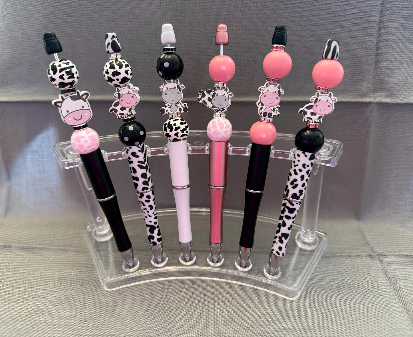 Handcrafted Beaded Cow Pens: Fun and Functional Farmhouse Decor