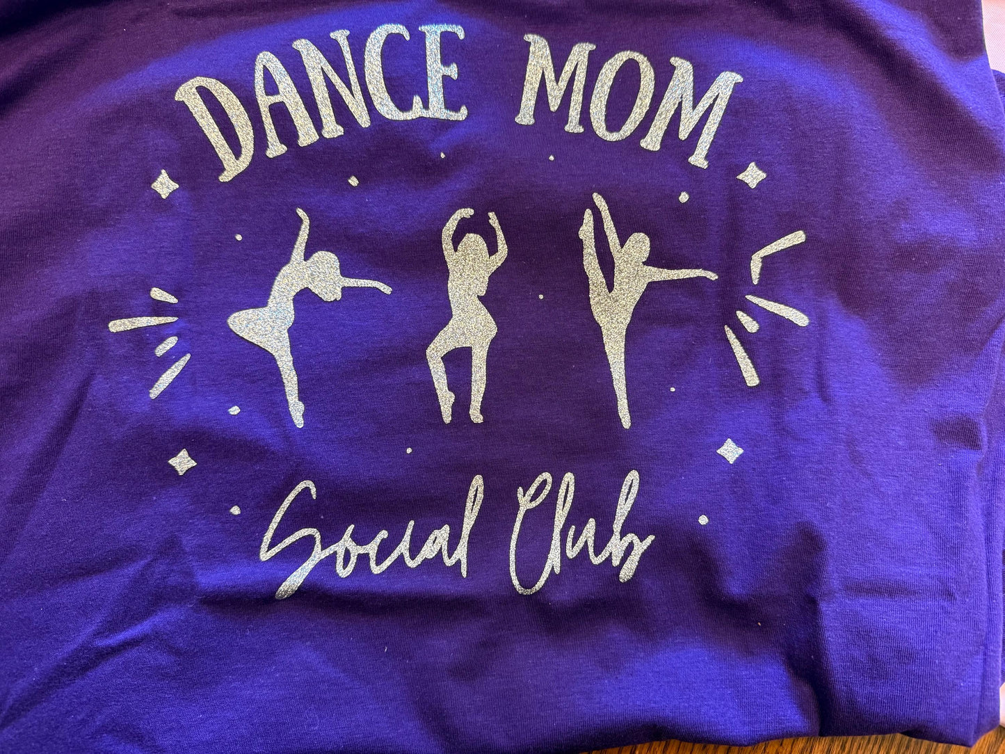 Dance Mom Social Club Glitter Tee | Fun Dance Mom Shirt for Social Club Members| Dance Mom Life| Dance Mom Gift| Dance Team Mom| Dance Mama