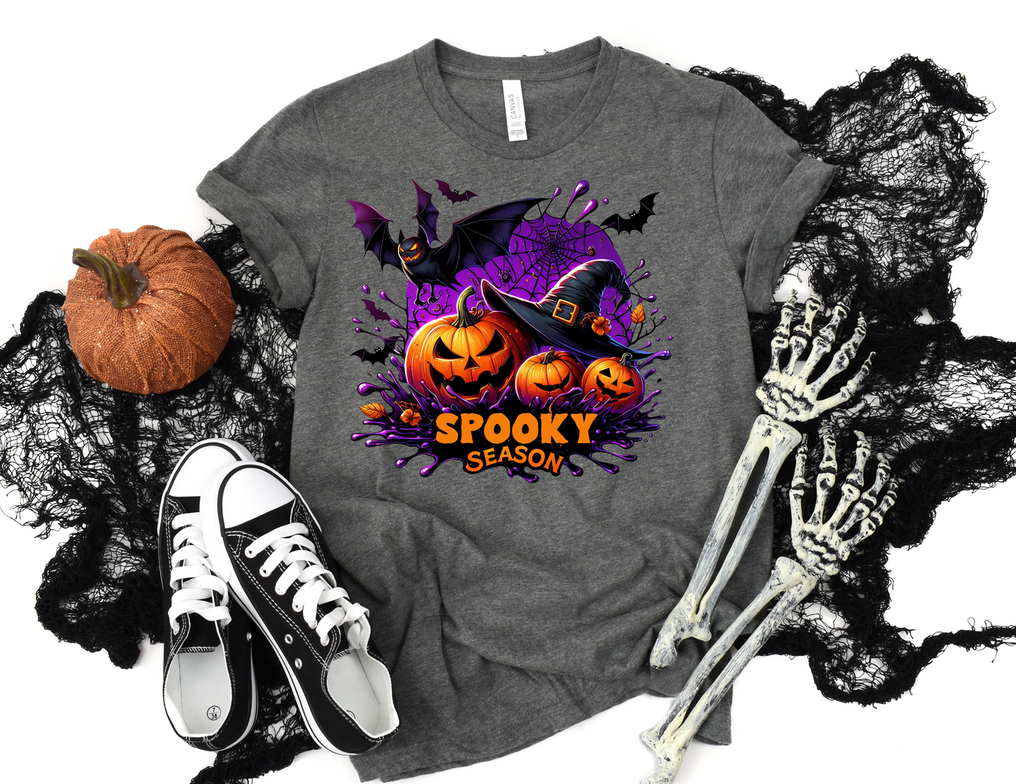 Spooky Season Shirt, Retro Halloween Shirt, Pumpkin Shirt, Spooky vibes