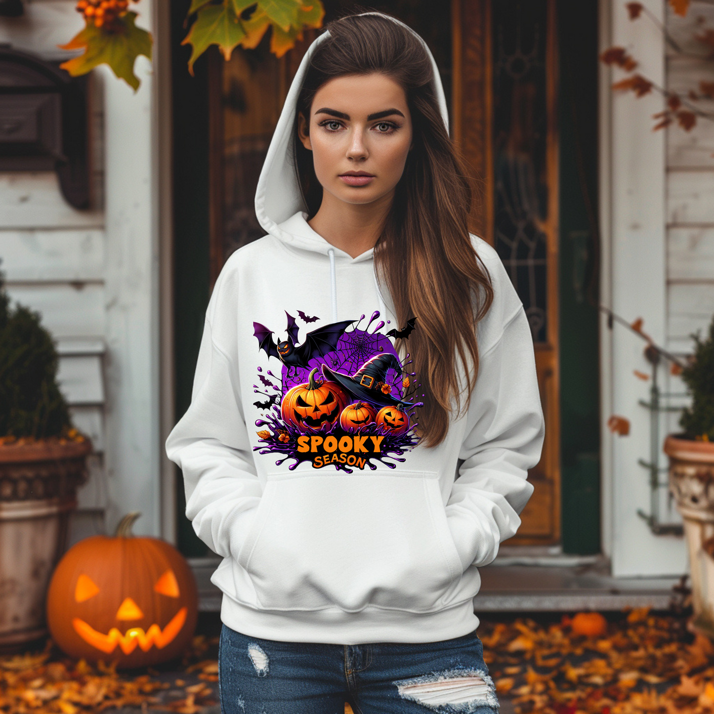 Spooky Season Shirt, Retro Halloween Shirt, Pumpkin Shirt, Spooky vibes