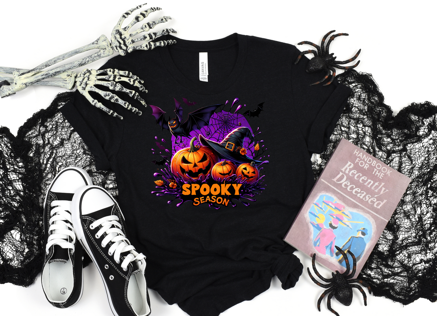 Spooky Season Shirt, Retro Halloween Shirt, Pumpkin Shirt, Spooky vibes