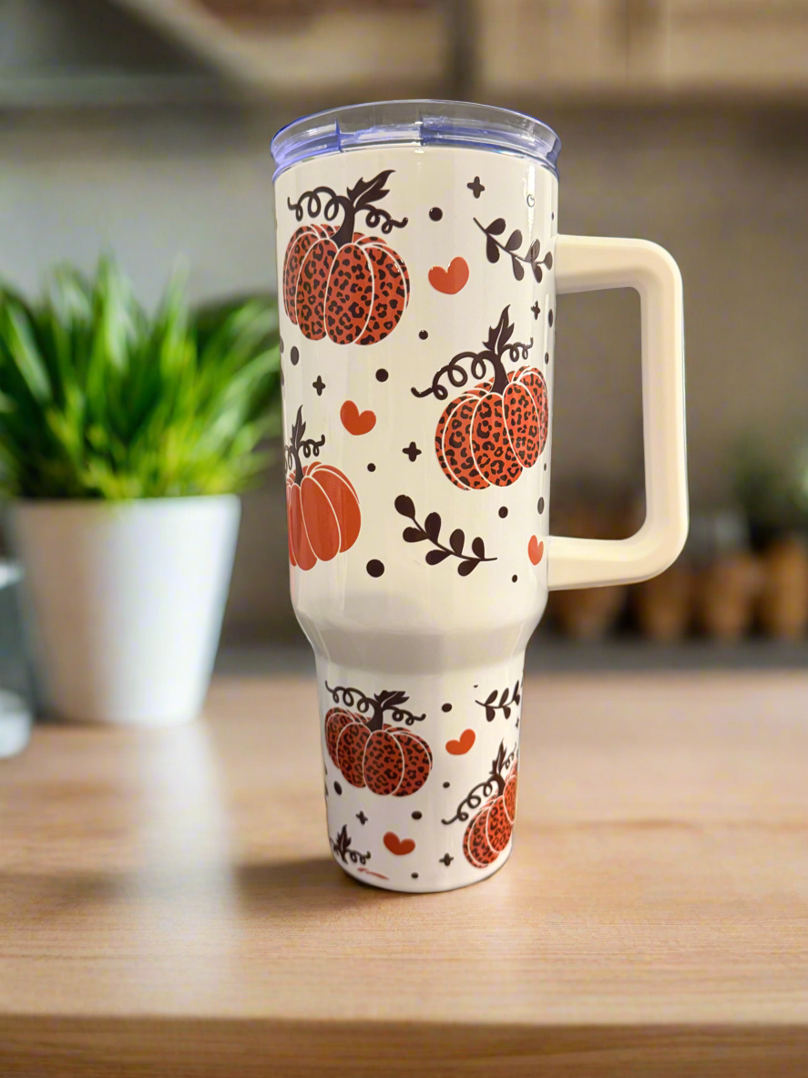 Fall Pumpkin 40oz tumbler