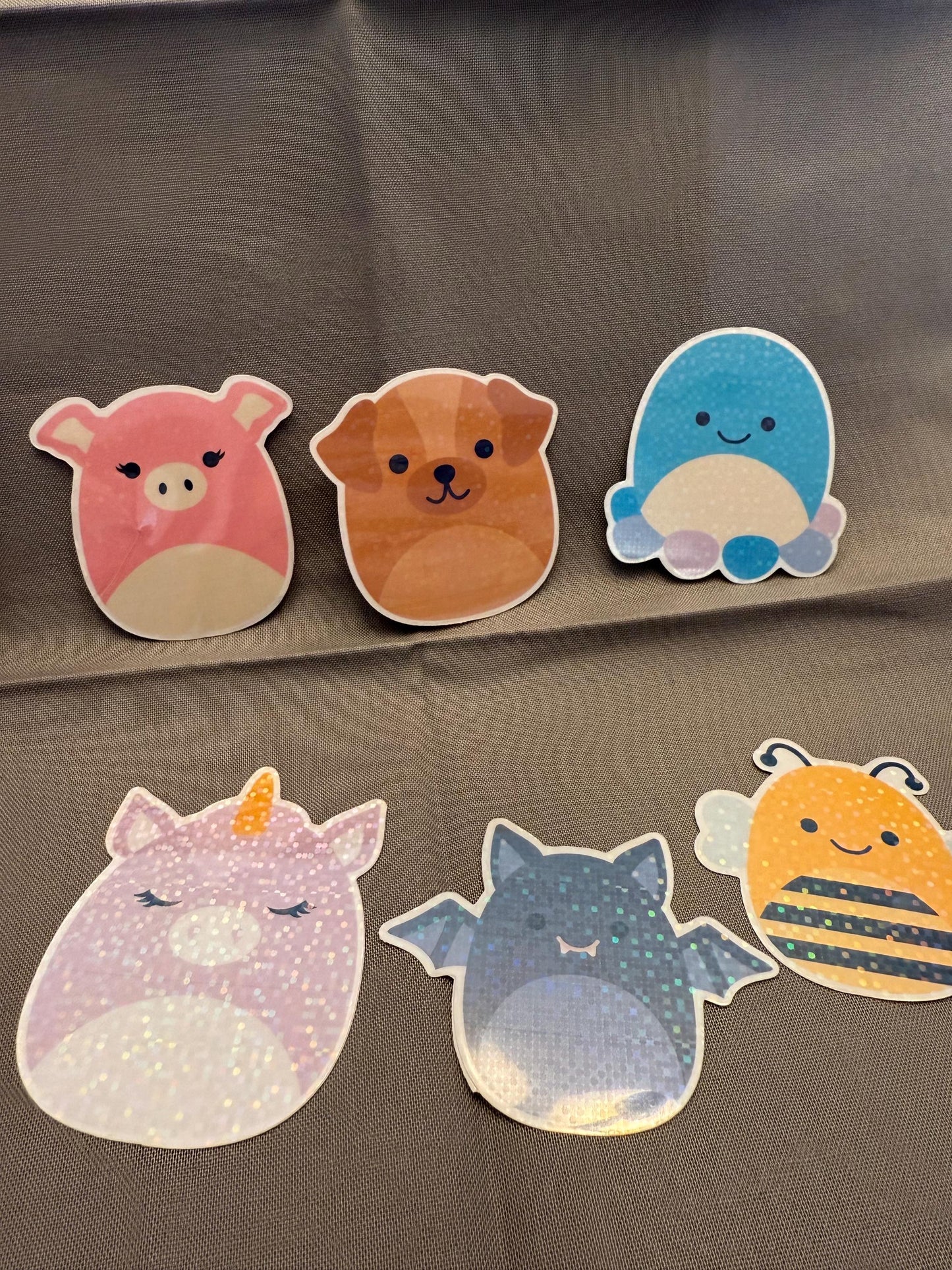 Adorable Squishmellow Sticker Pack - 12 Whimsical Designs| sticker set| Gifts for kids| Vinyl stickers