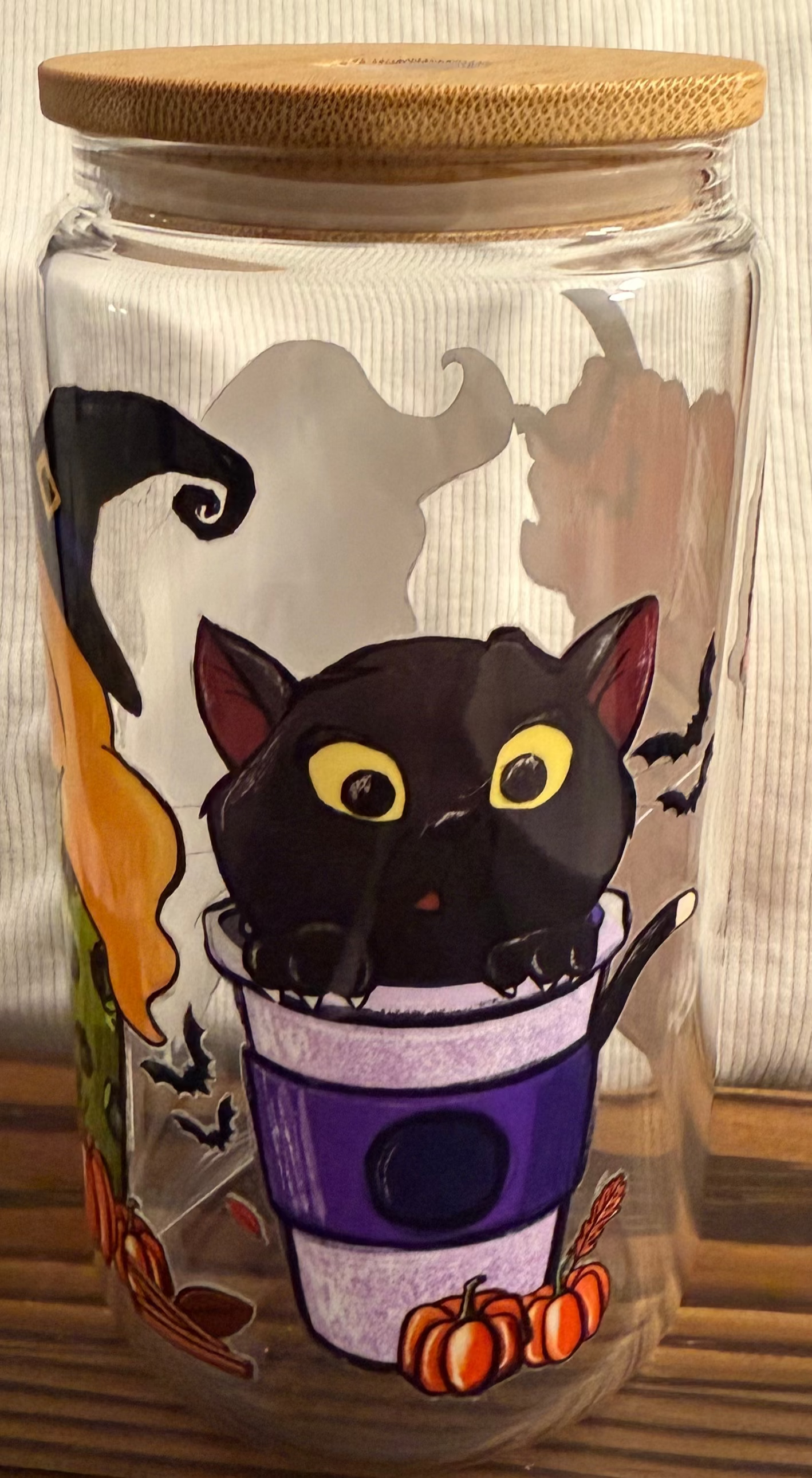 Witchy Coffee Glass can 16oz