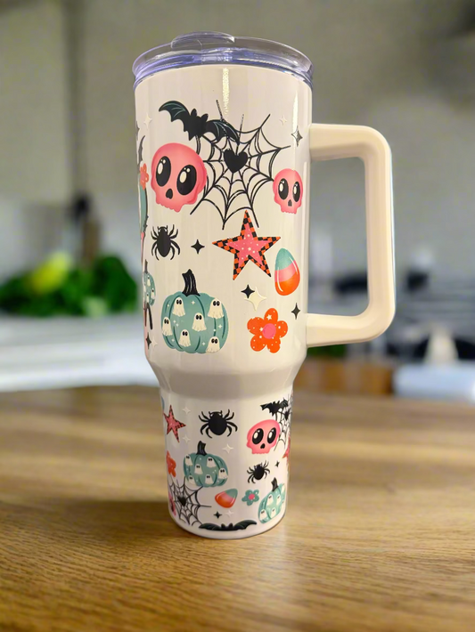 Cute and Spooky Halloween 40oz Tumbler