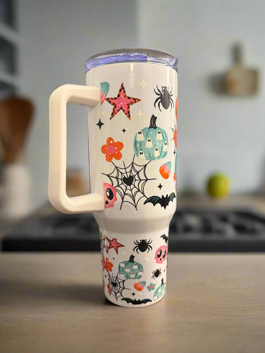 Cute and Spooky Halloween 40oz Tumbler