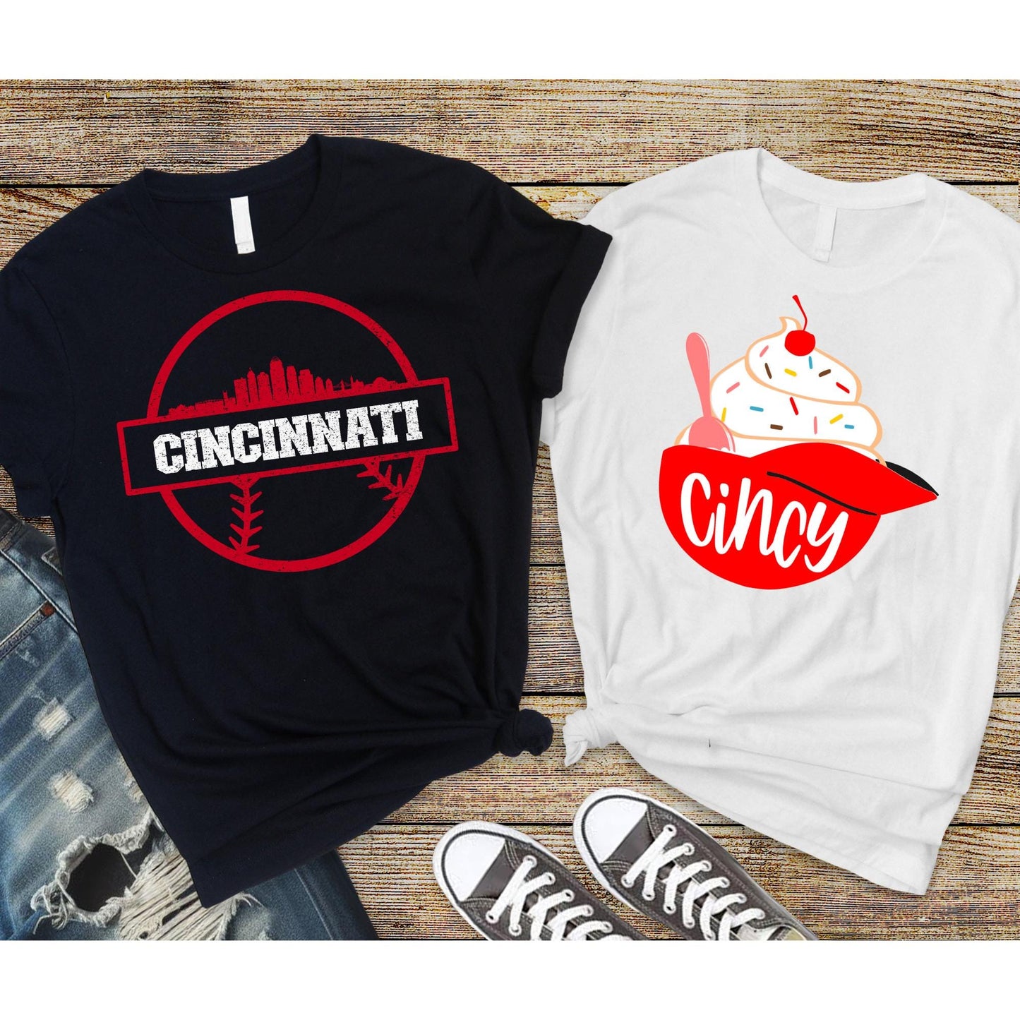 Cheer on the Reds with this Baseball Mom Shirt - Perfect for Game Day, Baseball Season Shirt, Softball Shirts, Softball Mom