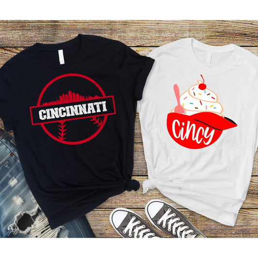 Cheer on the Reds with this Baseball Mom Shirt - Perfect for Game Day, Baseball Season Shirt, Softball Shirts, Softball Mom