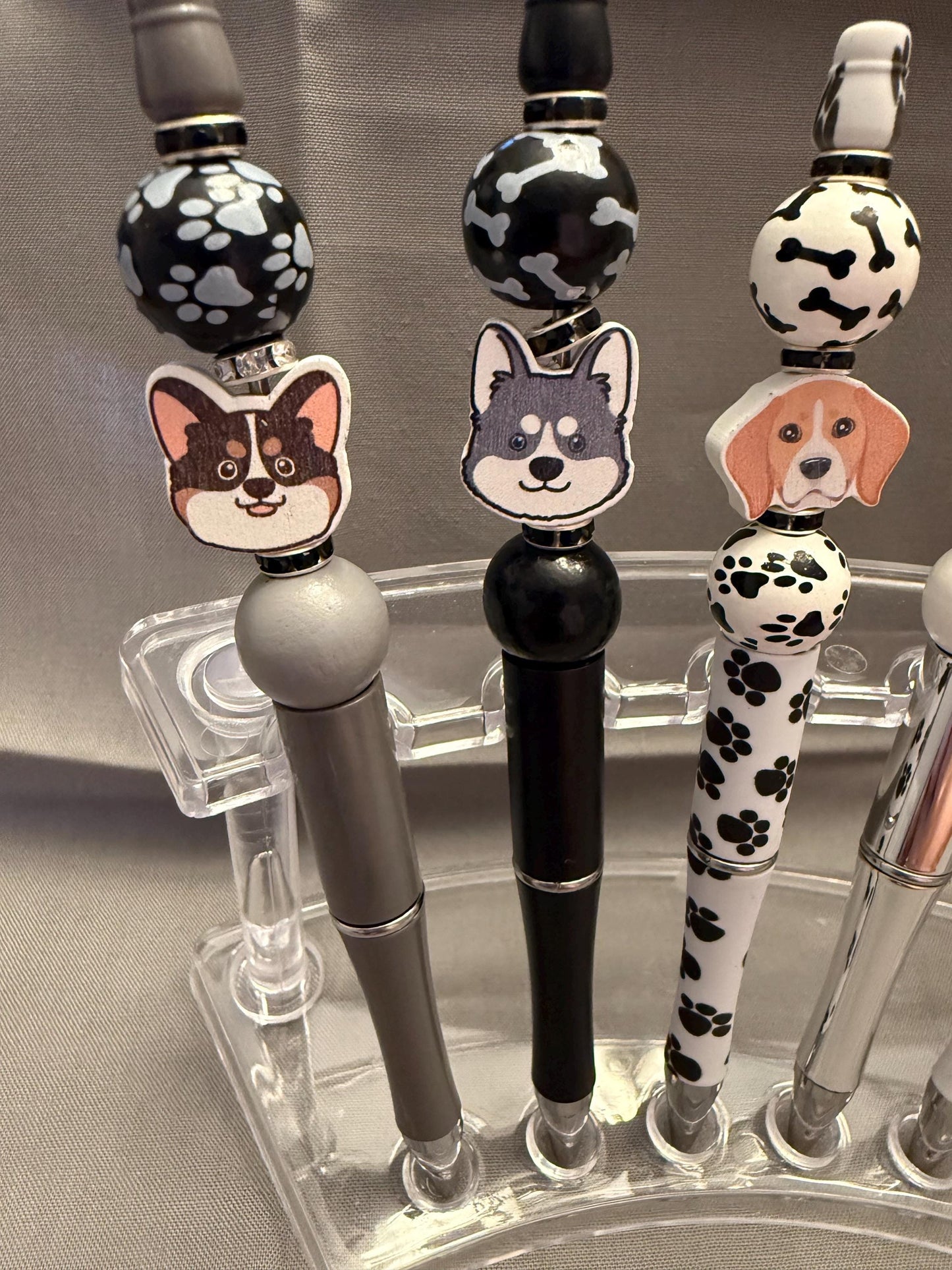 Handcrafted Beaded Pen for Dog Lovers