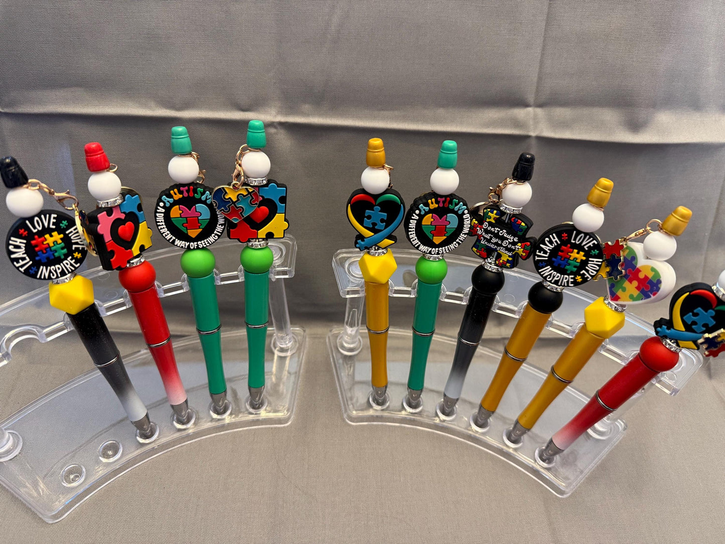 Unique Beaded Pen Supporting Autism Awareness