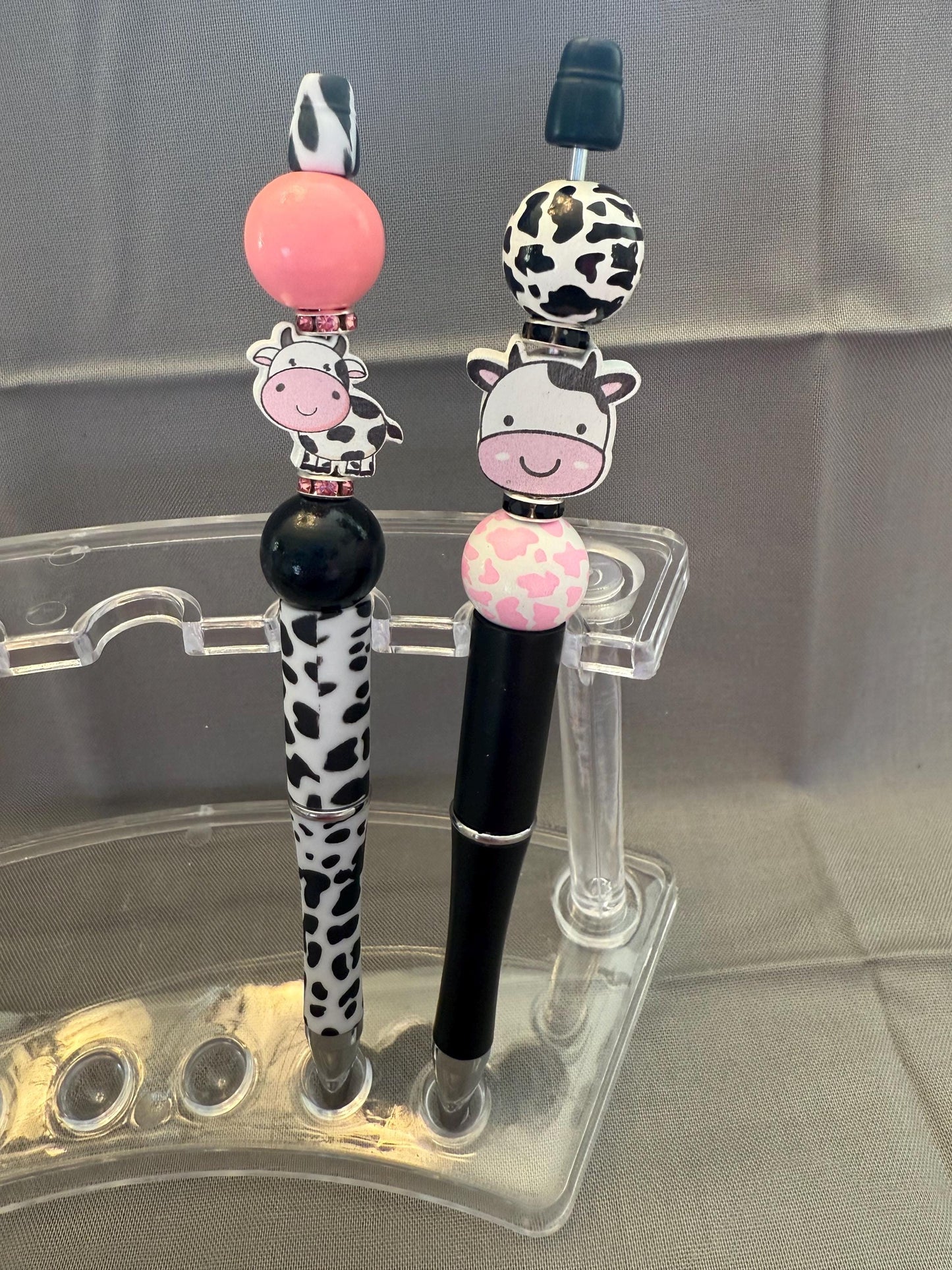 Handcrafted Beaded Cow Pens: Fun and Functional Farmhouse Decor