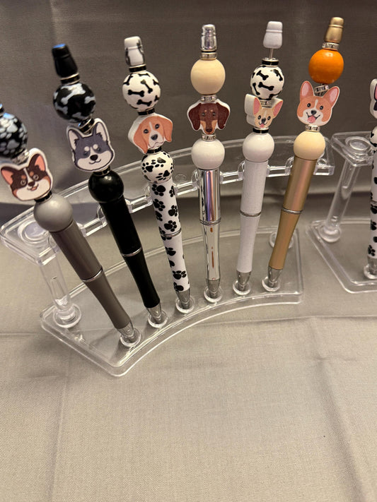 Handcrafted Beaded Pen for Dog Lovers