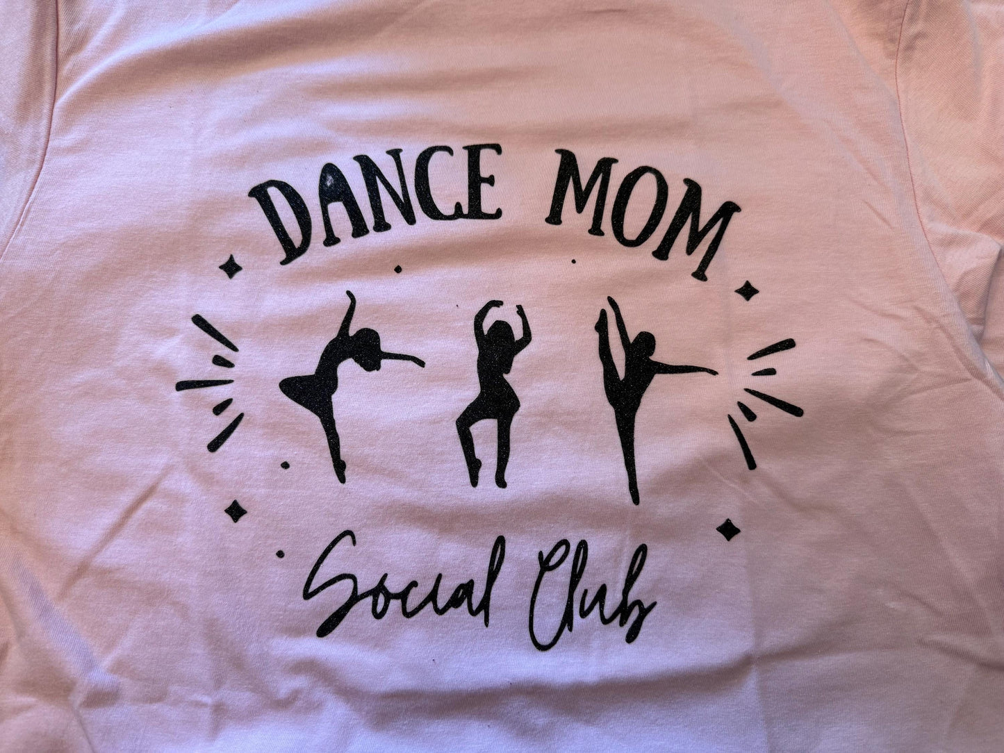 Dance Mom Social Club Glitter Tee | Fun Dance Mom Shirt for Social Club Members| Dance Mom Life| Dance Mom Gift| Dance Team Mom| Dance Mama